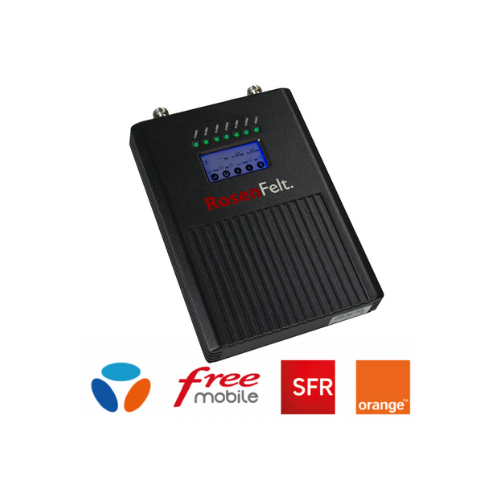 mplificateur 4G 3G GSM Tri-Bande Amplificateur de Réseau Mobile Bande 1/3/8  Tous Opérateurs